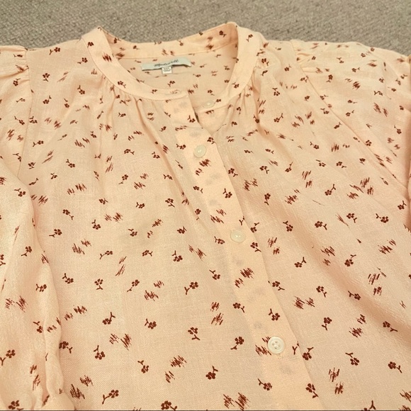 Madewell Peasant Top in Delicate Floral (XXS) - Picture 6 of 10